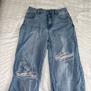 Wide leg jeans